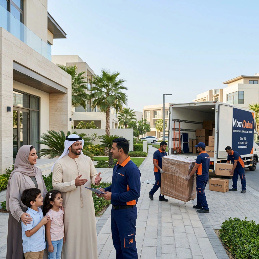 Furniture moving team handling household furniture in Ajman